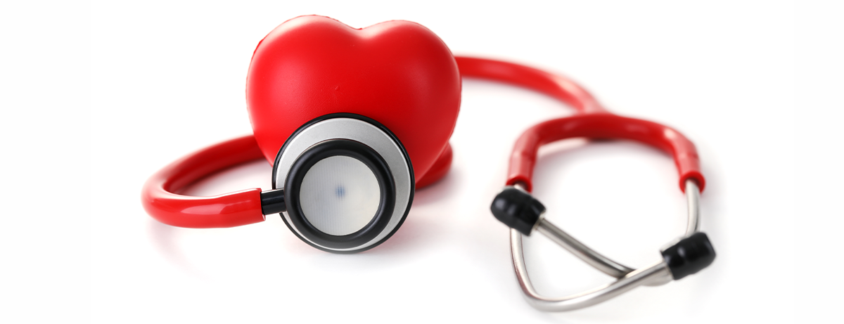heart and stethoscope
