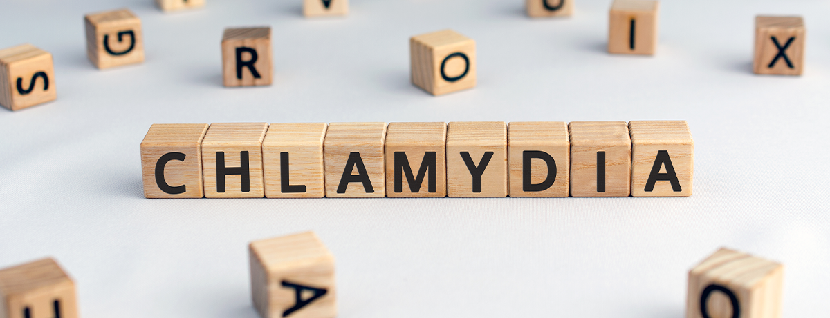 chlamydia spelled out in wooden blocks