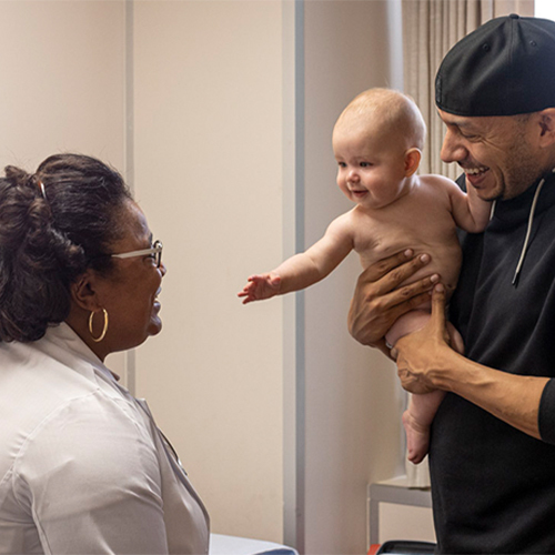 Brown & Toland doctor interacting with patients