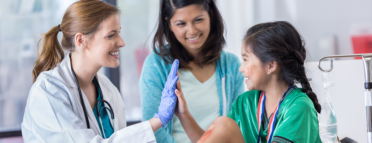 child at urgent care