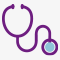 Icon of stethoscope