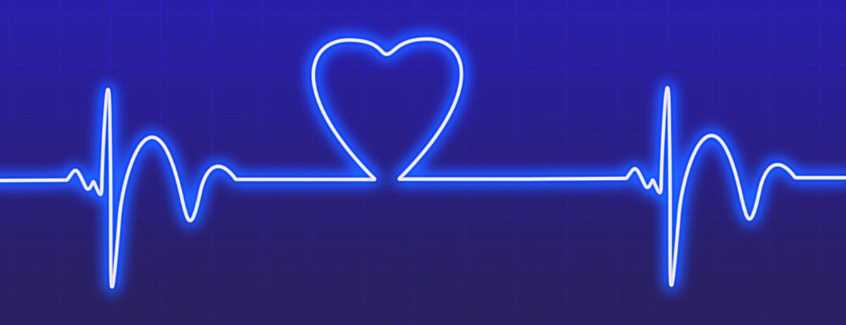 blue heart pulse